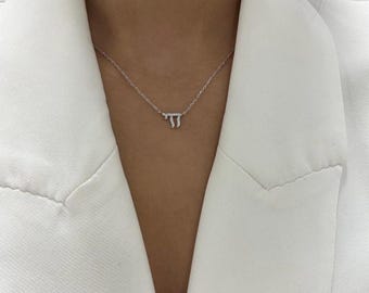 Delicate Chai Necklace, Symbol of Life, Judaica Gift, Sterling Silver or Gold vermeil