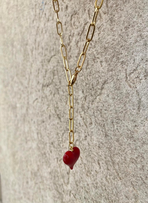 ネックレス・ペンダント +ENGBROX+ silver925 iconic heart necklace EBNL23078 Yes Heart Pendant Necklace | 925 Sterling Silver | 18K Gold