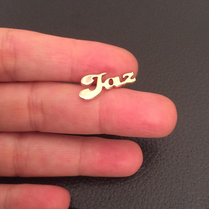 NAME earrings Earrings with name name plate earrings name Etsy