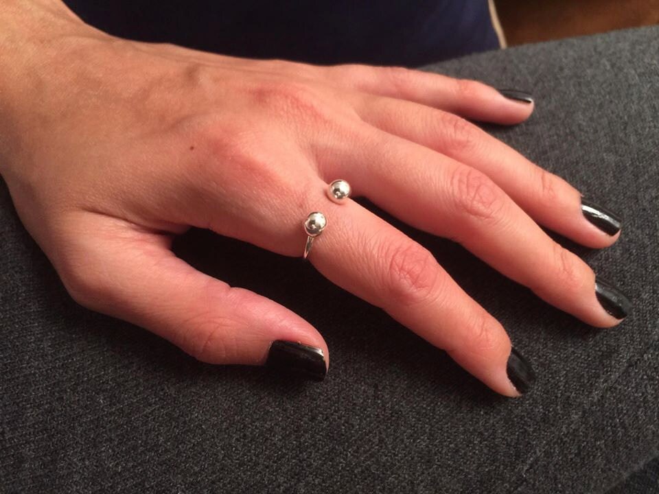Silver Open Ring, Women Ring, Gift for Her, Silver Pinky