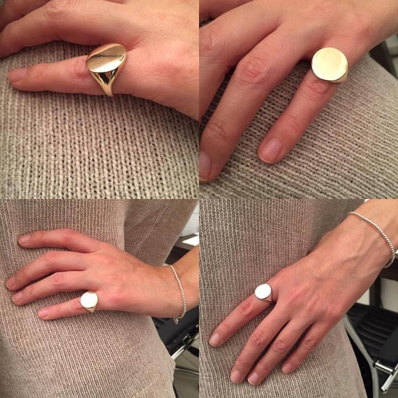 1/2 Carat Diamond Men's Solitaire Pinky Finger Ring