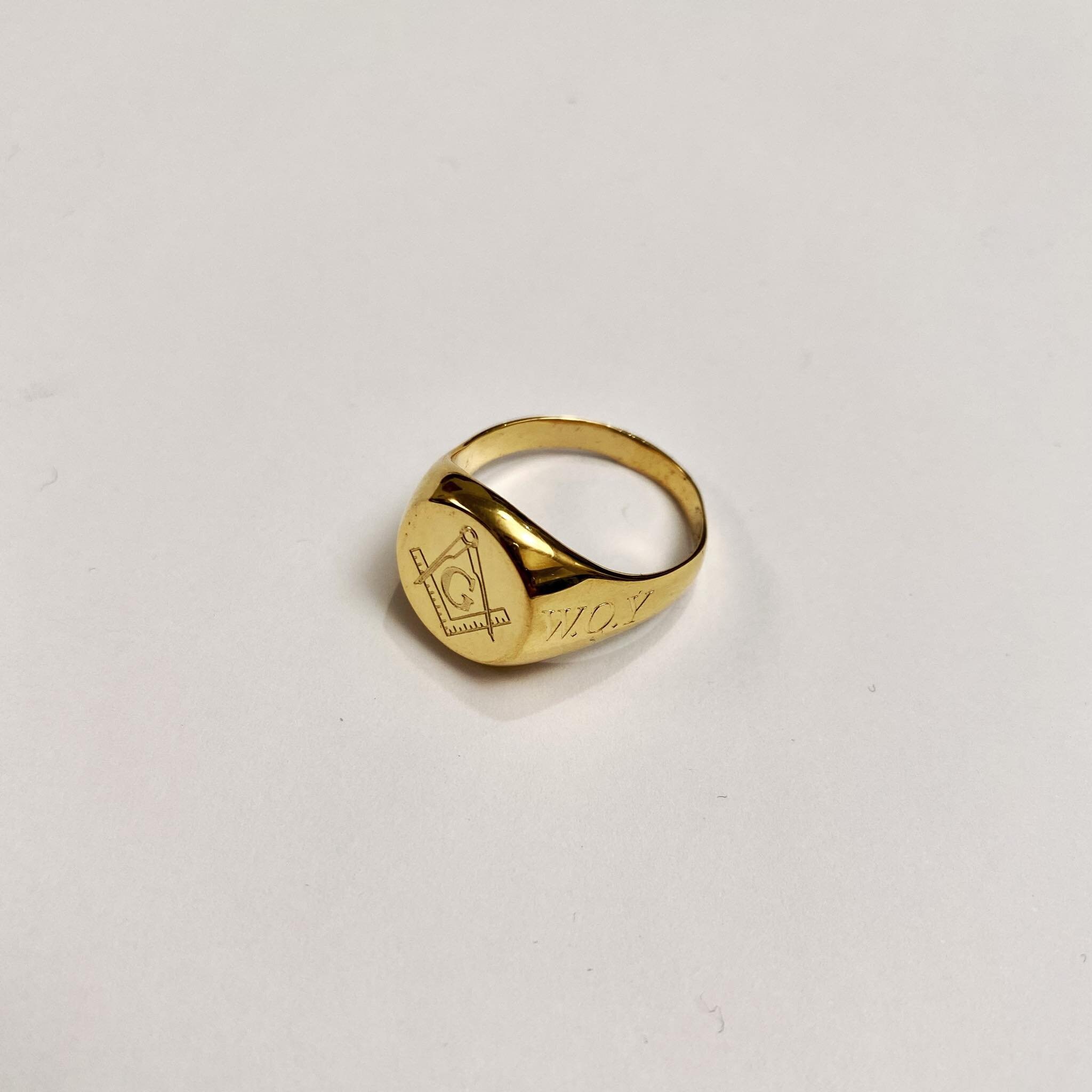 フリーメイソンリング、フリーメイソンリング、マスターメイソンリング