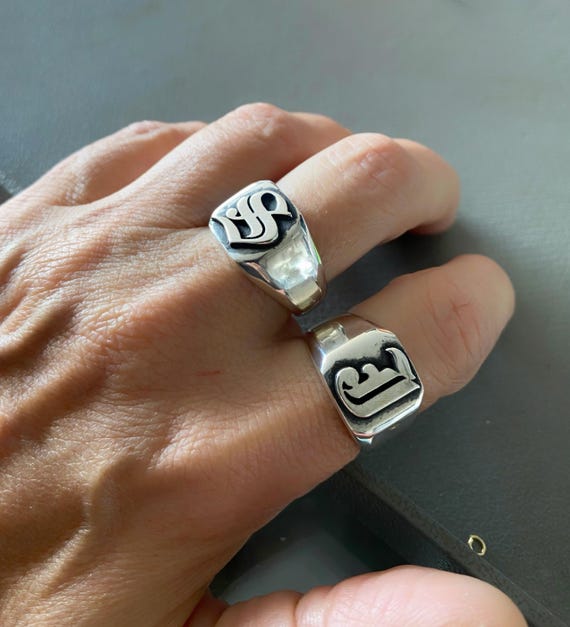 SILVER925 SQUARE DESIGN RING/シルバー/リング