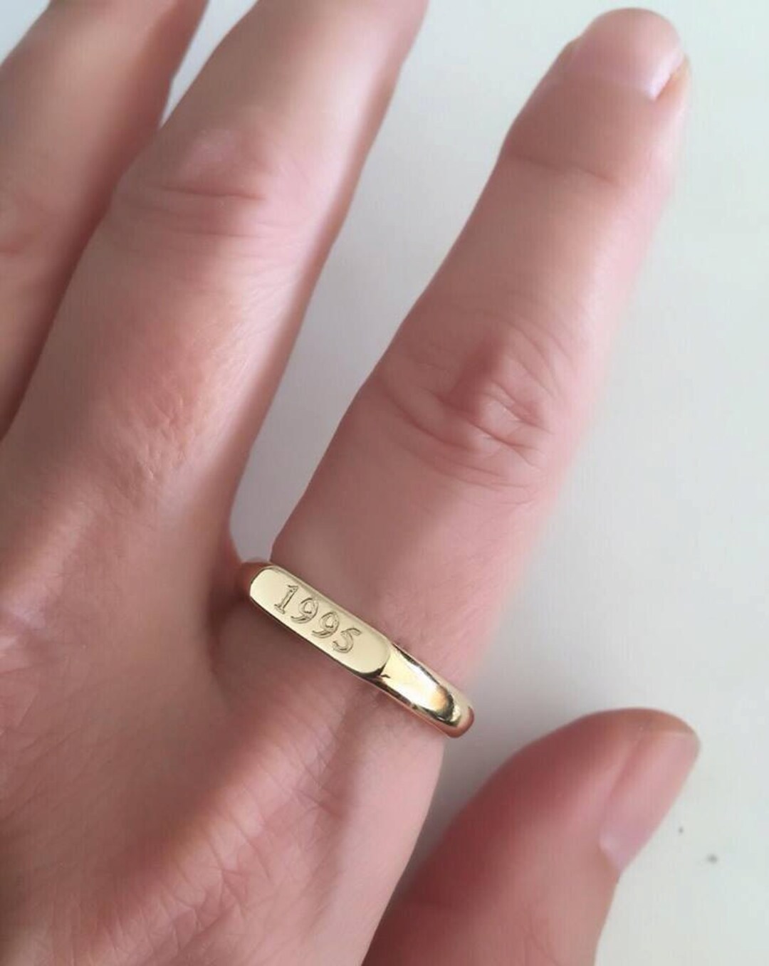 Engraved Ring, Personalized Ring, Men / Women Ring, Initial Ring, Gift ...