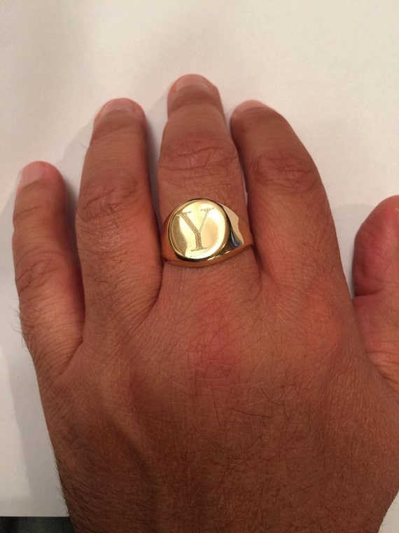 Men's Personalized Signet Ring