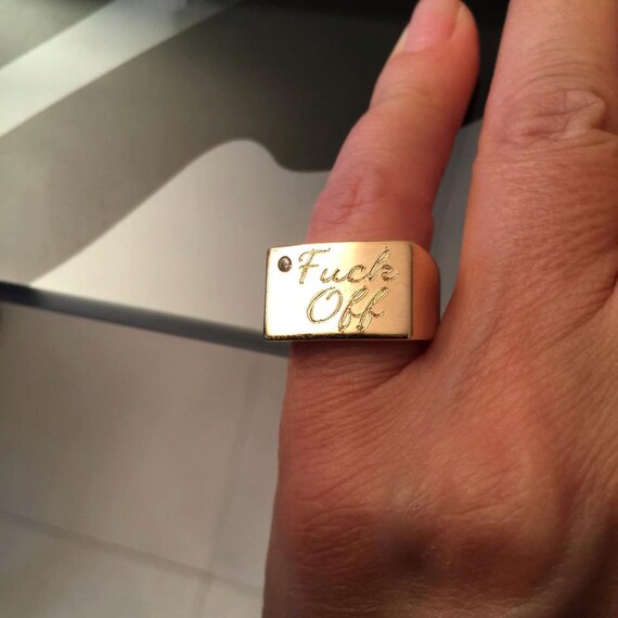 Engraved ring Personalized Ring Ring men ring Etsy