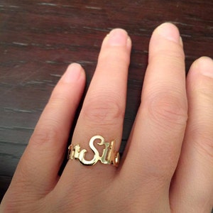 woord gouden ring Gouden naam ring Gouden ring Gepersonaliseerde ring 5mm naam ring naam ring gfe6417-1748 Unisex ring Sieraden Ringen Banden Gepersonaliseerde gouden ring. 
