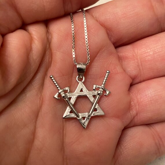 Star of David Star of David Necklace 925 Sterling Silver CZ Star of David Pendant Necklace Magen David Necklace Jewish Star Necklace Etsy UK