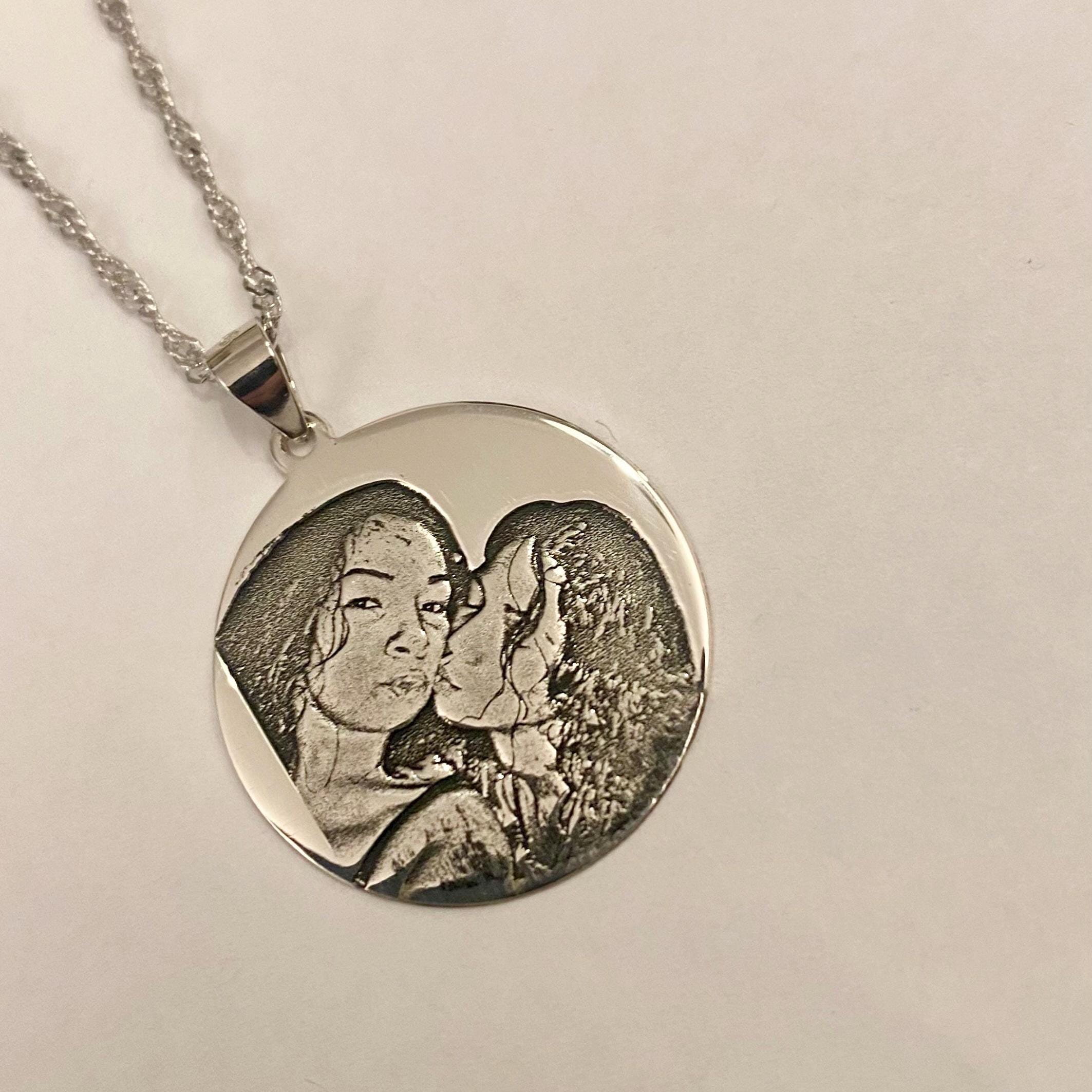 Collana con pendente verticale in argento 925 personalizzato Collana con pendente verticale in argento 925 personalizzato