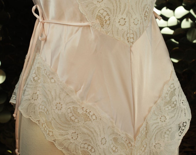 Soft Pink Ilise Stevens Lace Teddy