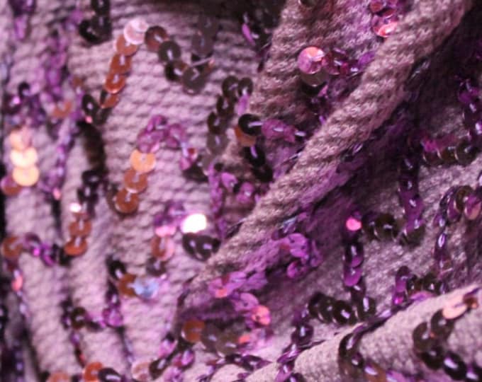 Lilac Sweater Sequin Knit