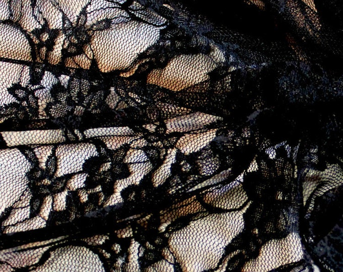 Black Stretch Lace