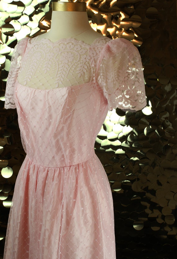 COY 60s 70s 80s S/S Light Pink Vintage JcPenney L… - image 2