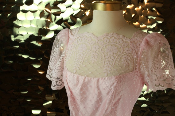 COY 60s 70s 80s S/S Light Pink Vintage JcPenney L… - image 3