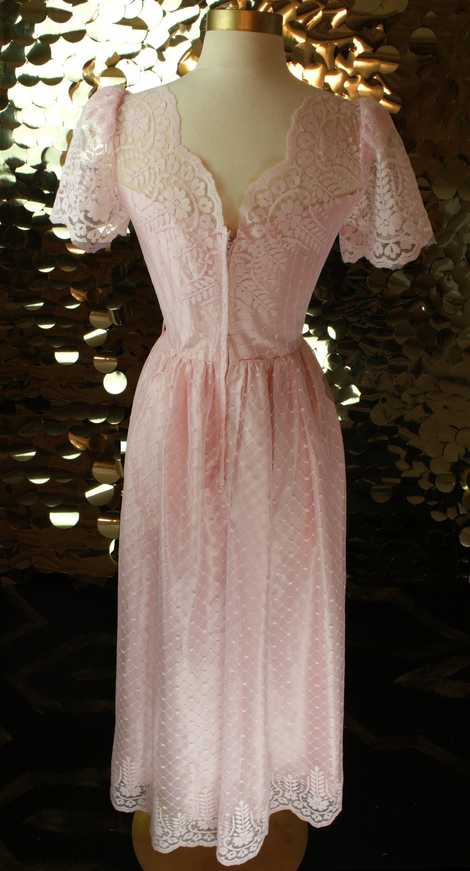 Light Pink JcPenney Lace Dress