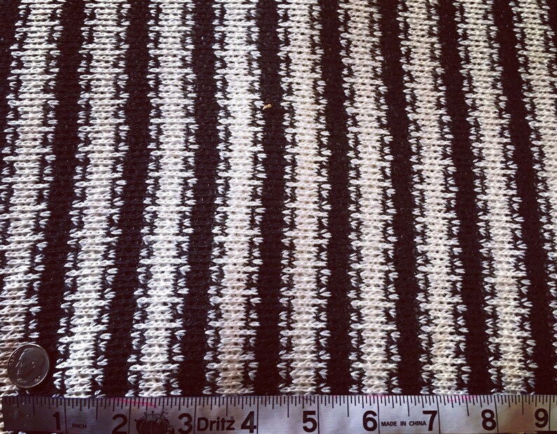 Black and White Striped Loose Weave Lightweight Sweater Knit 54 wide Cotton Crochet Loose weave Hacci Tribal Aztec See through