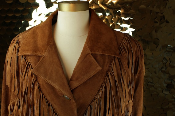 ジャケット・アウター 90s suede fringe collar 90s suede fringe collar