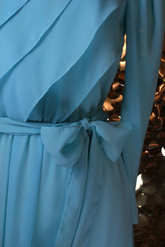 sachin and babi light blue dress Luanna Metallic Chiffon Maxi Dress Morning Flourish – CAMI NYC main image 0