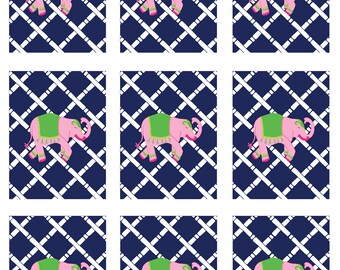 Gift tags, chinoiserie tags, digital tags, gift cards, note cards