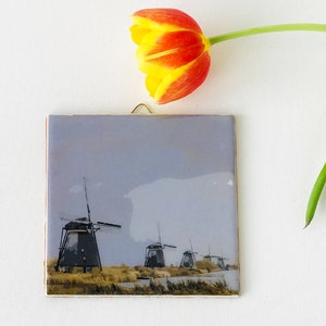Tegel Kinderdijk Holland Color