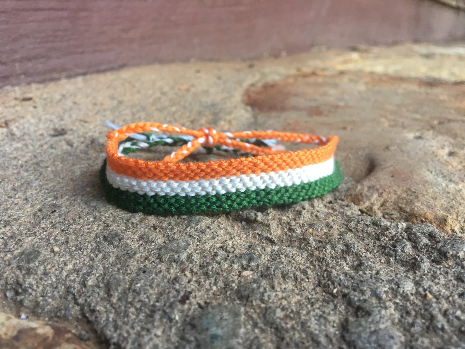 Ireland Flag Friendship Bracelet Woven Bracelet Irish Etsy