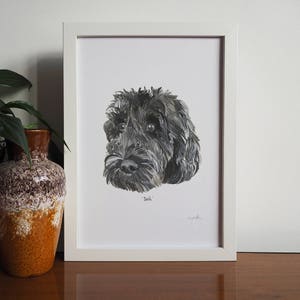 Hand Painted Personalised Dog Portrait image 4