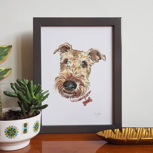 Hand Painted Personalised Dog Portrait image 5