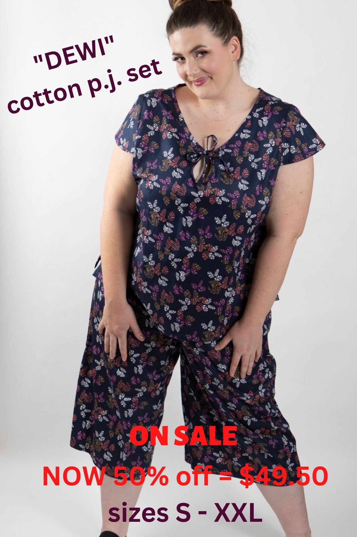 Plus size pyjamas sale shop