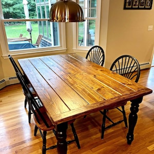 Rustic Farmhouse Table, Farm Table, Dining Table (New England Delivery Only; No National Shipping)