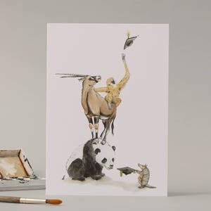 Het is je gelukt!  Hand getrokken Gefeliciteerd, afstuderen of goed gedaan card