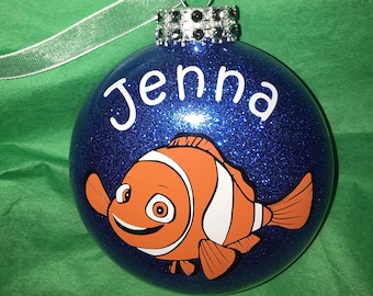 Personalized Nemo Christmas Ornament