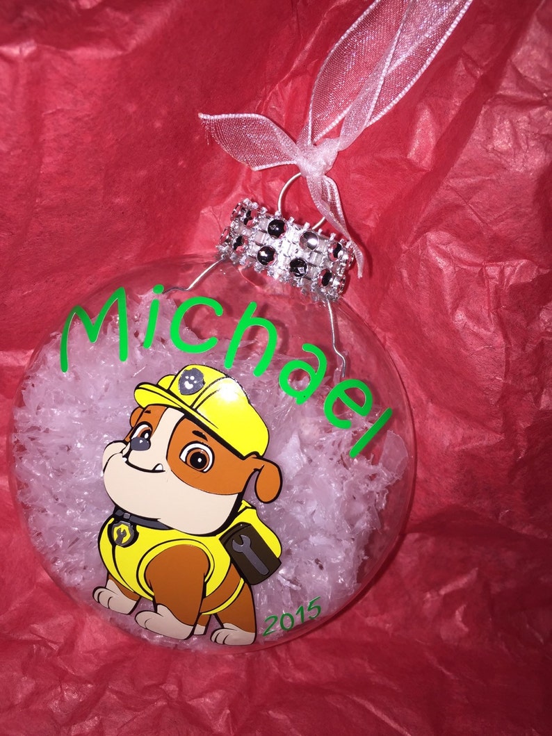 rubble paw patrol christmas