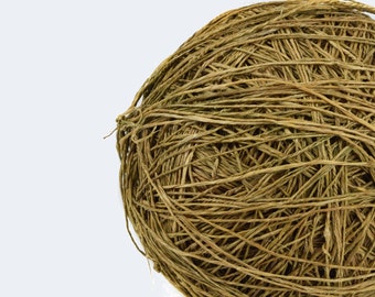 Hmong Hemp Twine - Raw Handmade Rustic Natural Hemp Rope / Twine / Organic String Ball | Organic Twine | Hmong Hill Tribe Hemp String