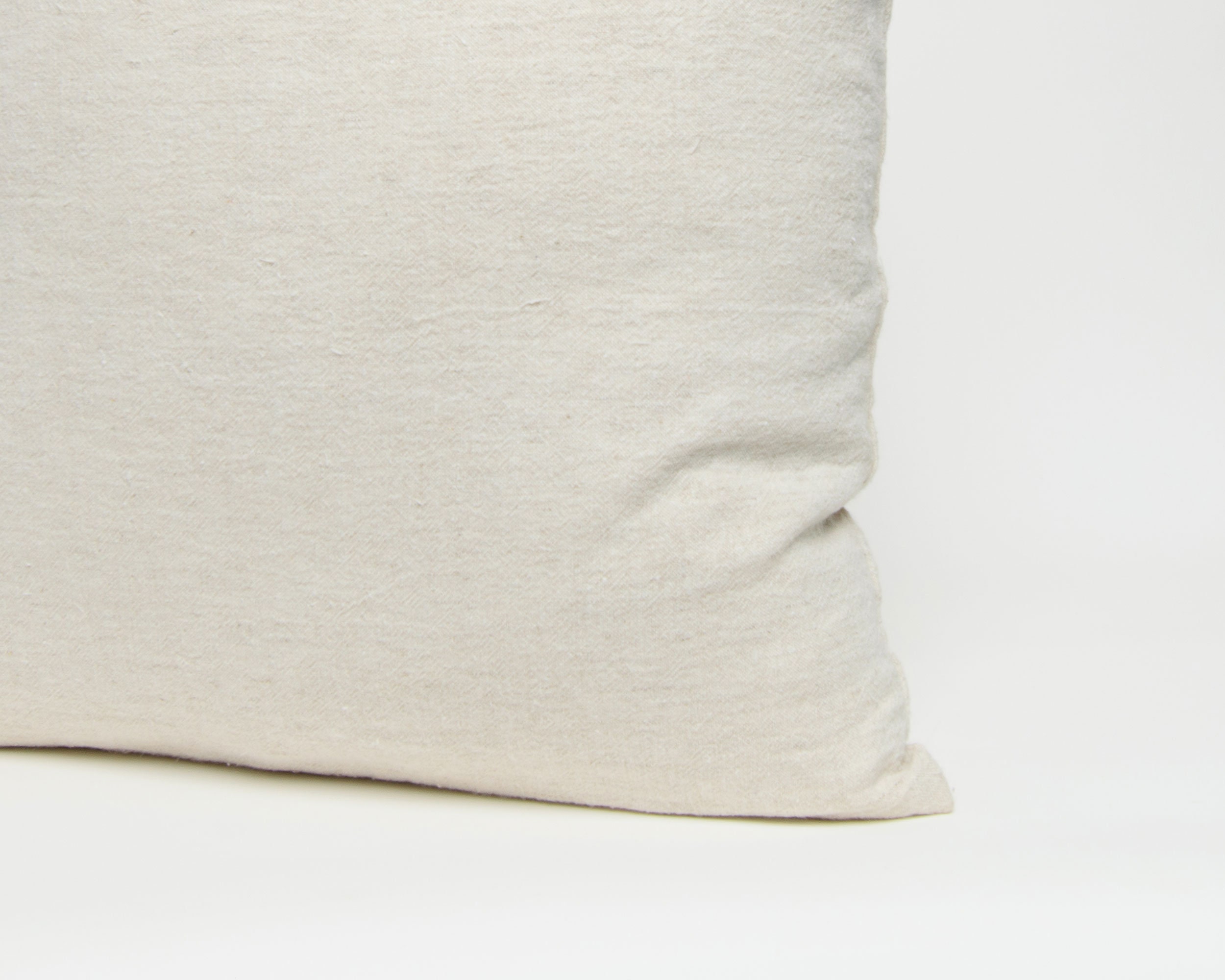 100 Hemp Pillow Cushion Natural Fabric Cover Soft Rustic Etsy