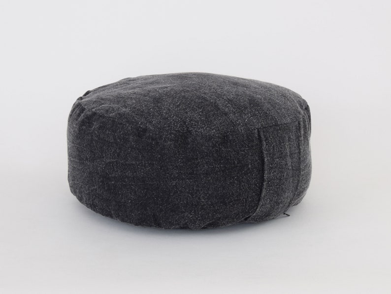 Kapok Filled Zafu Cushion Floor Pillow Small Ottoman Pouf / Etsy