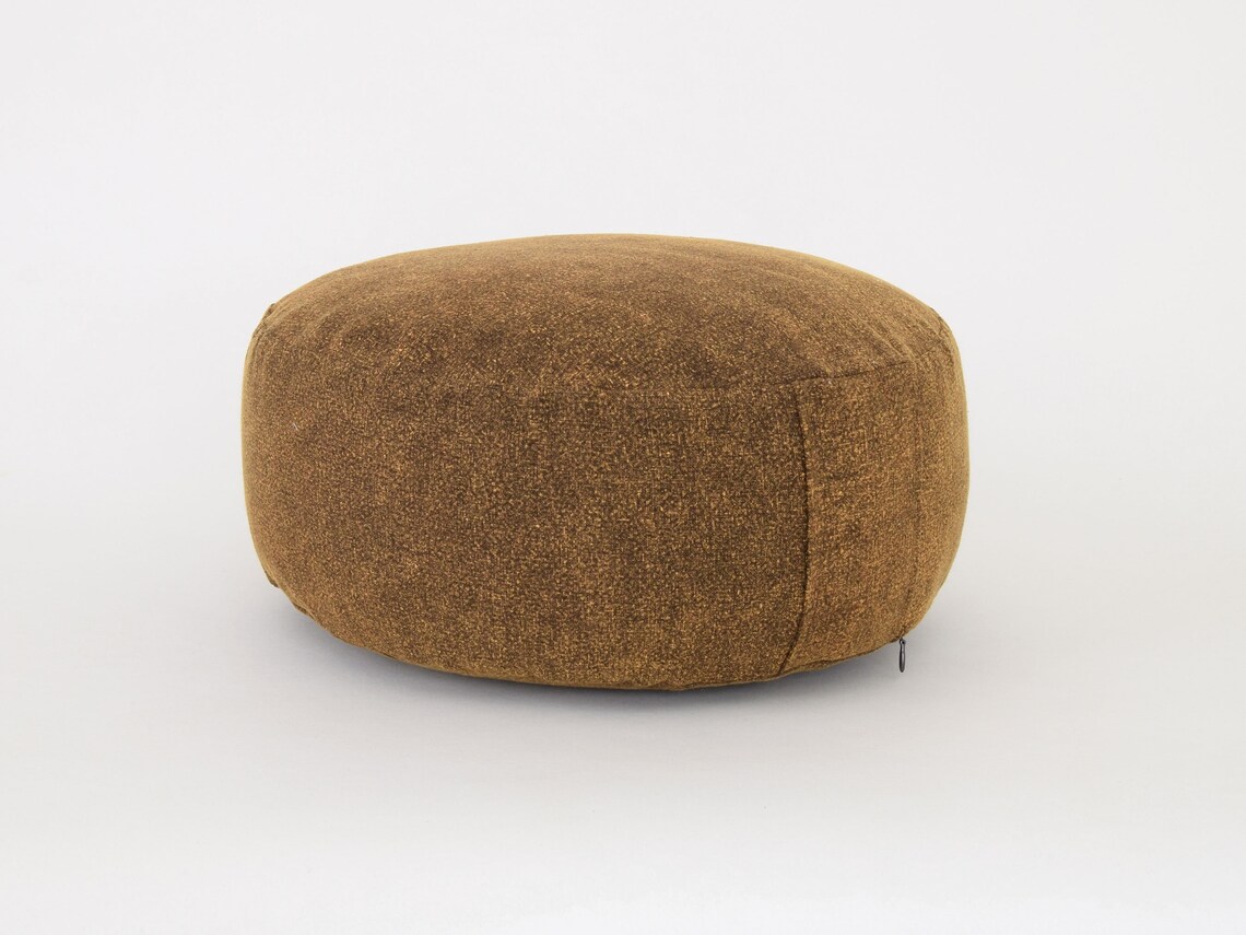 Kapok Filled Zafu Cushion Floor Pillow Small Ottoman Pouf / Etsy