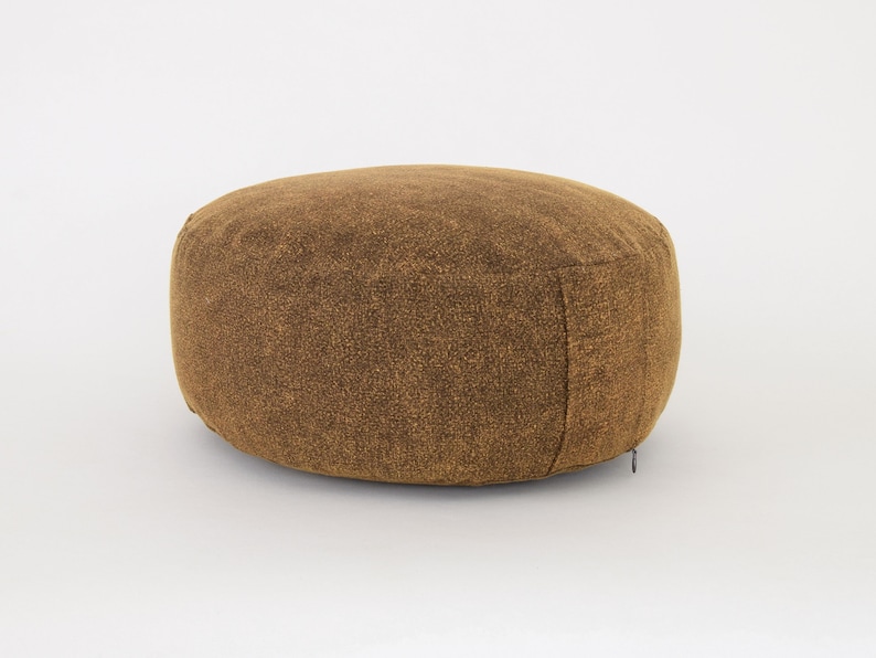 Kapok Filled Zafu Cushion Floor Pillow Small Ottoman Pouf / Etsy