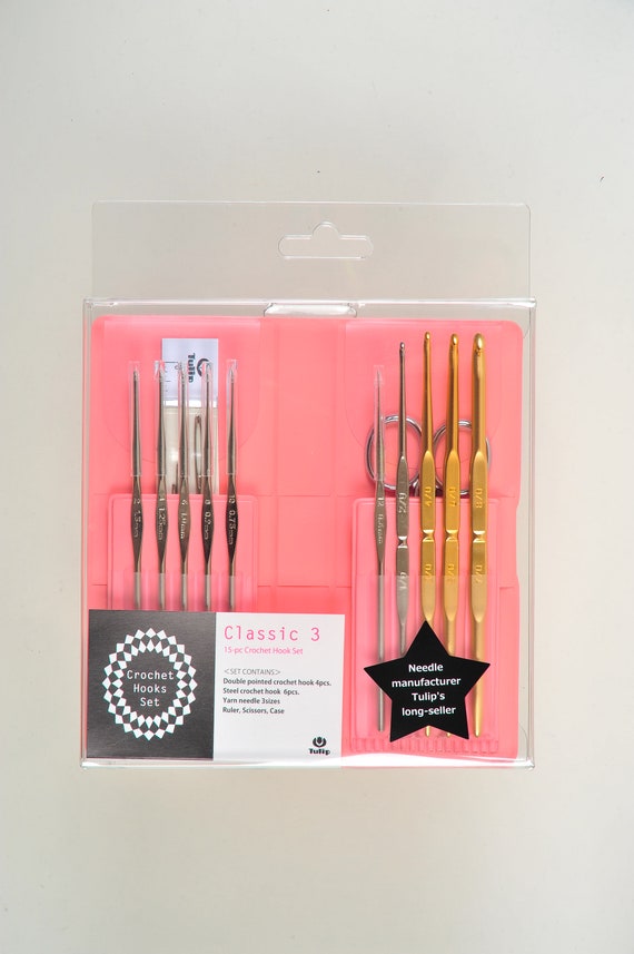 TULIP Classic 3 15-pc Crochet Hook Set