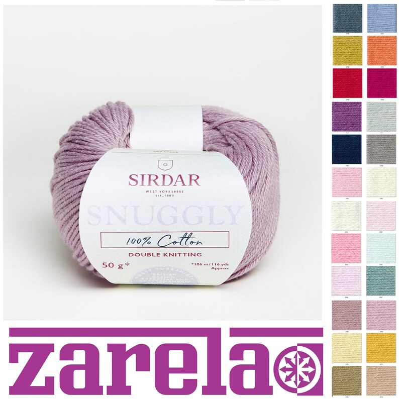 Sirdar Snuggly 100/% Cotton DK 771 Yellow