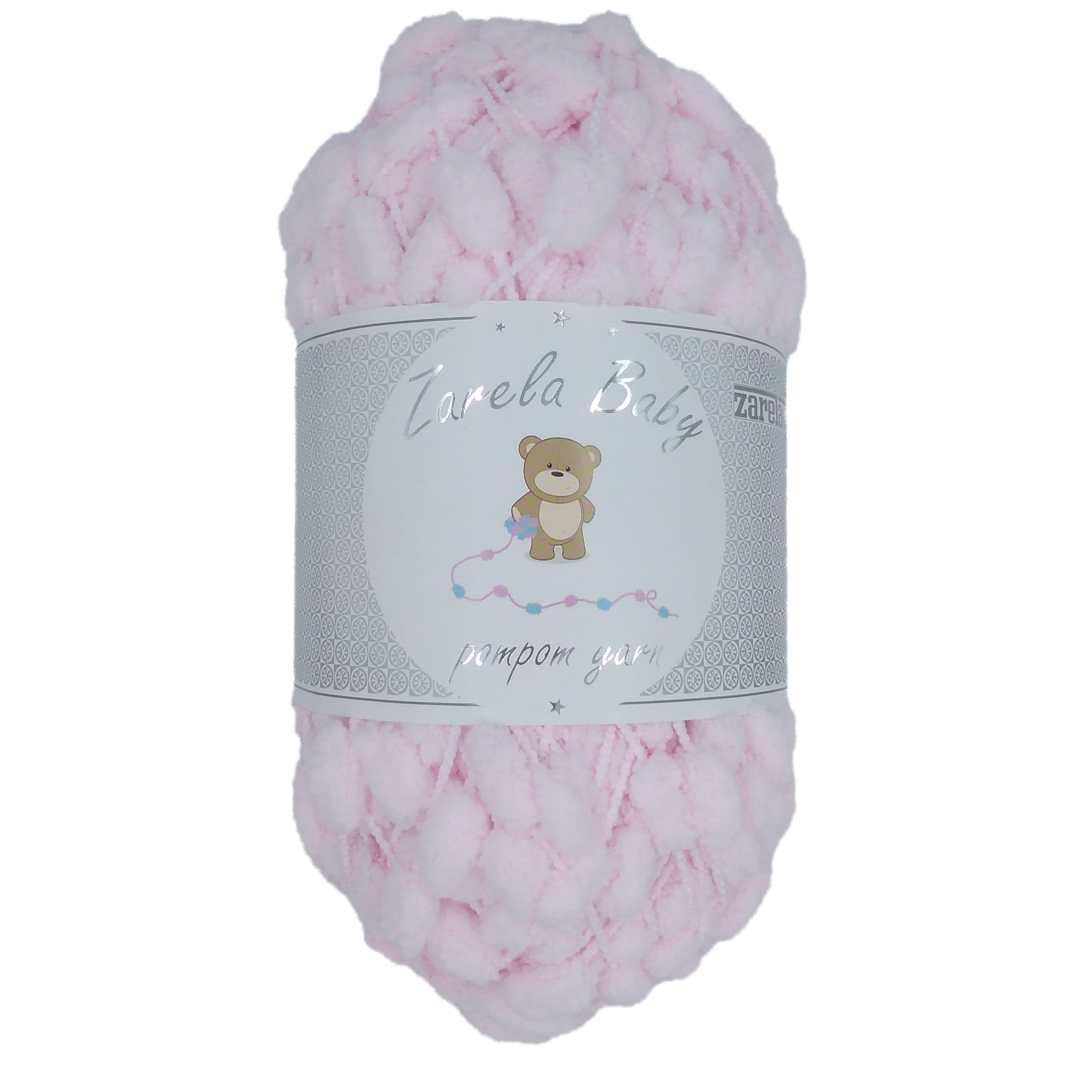 Zarela Baby Pom Pom Yarn 200g 16 Babypink Etsy UK