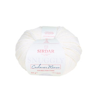 Sirdar Snuggly Cashmere Merino DK 473 Bianco