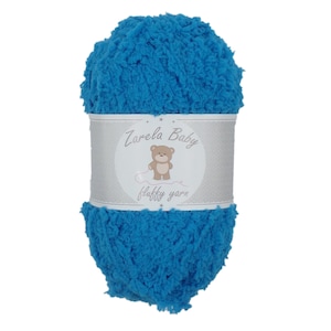 Zarela Baby Fluffy hilo lana 25g 15 Azul Cobalto