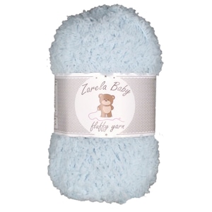 Zarela Baby Fluffy yarn wool 25g 04 Baby Blue