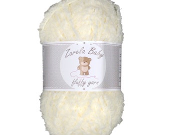 Zarela Baby Flauschgarn Wolle 25g 02 Creme