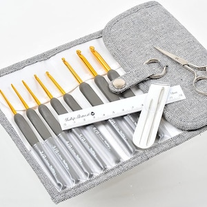 Tulpe Etimo Häkelnadel mit Kissengriff Set (TES-002)