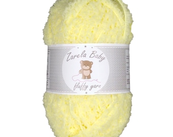 Zarela Baby Fluffy yarn wool 25g 05 Yellow