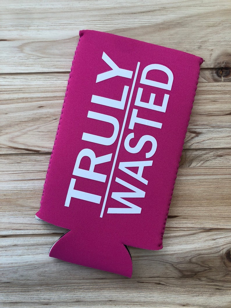 Truly Wasted Slim can cooler Can Cooler Truly Slim Can Etsy
