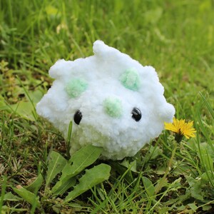 Crocheted Triceratops Amigurumi Plush