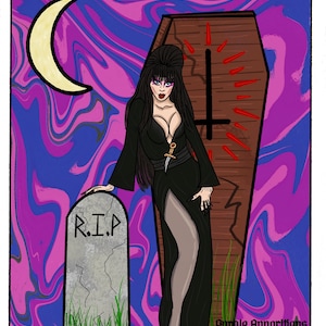 Death Card Tarot Druck
