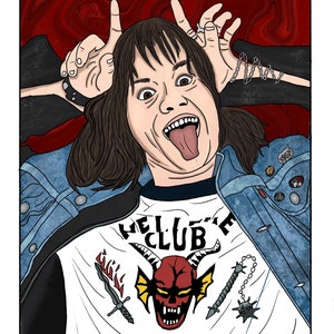 Eddie Munson Devil Impresión